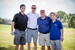 Kirk Chewning (second from right), co-CEO of Cane Bay Partners VI and vice chair of the Junior Achievement VI board, poses with teammates during the Junior Achievement Golf Classic Friday at Carambola Golf Club.
