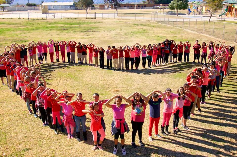Students from Westside Elementary School Share Their Love