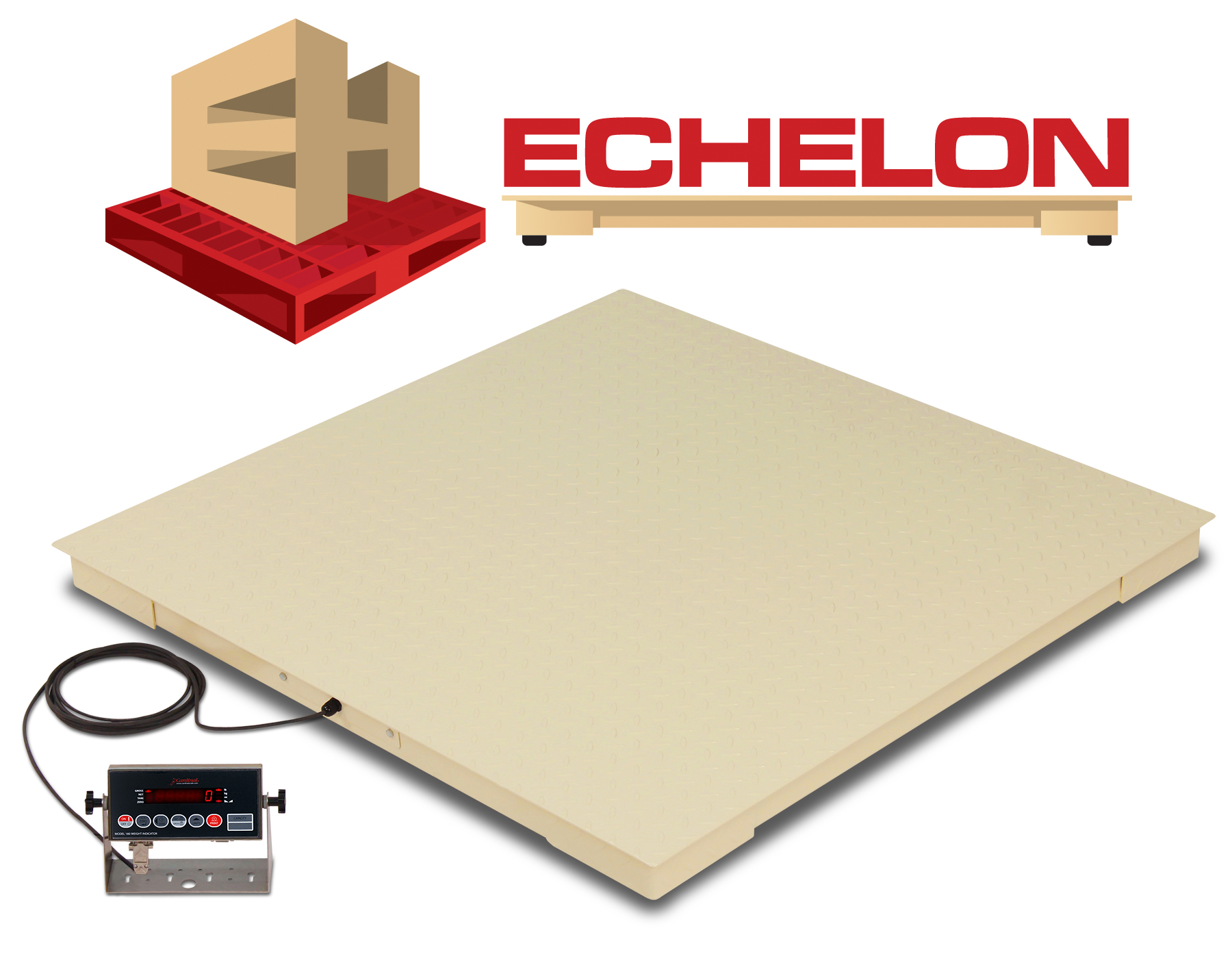 Cardinal Scale’s New Echelon EH Series Economical Floor Scales for Industrial Paller and Warehouse Weighing