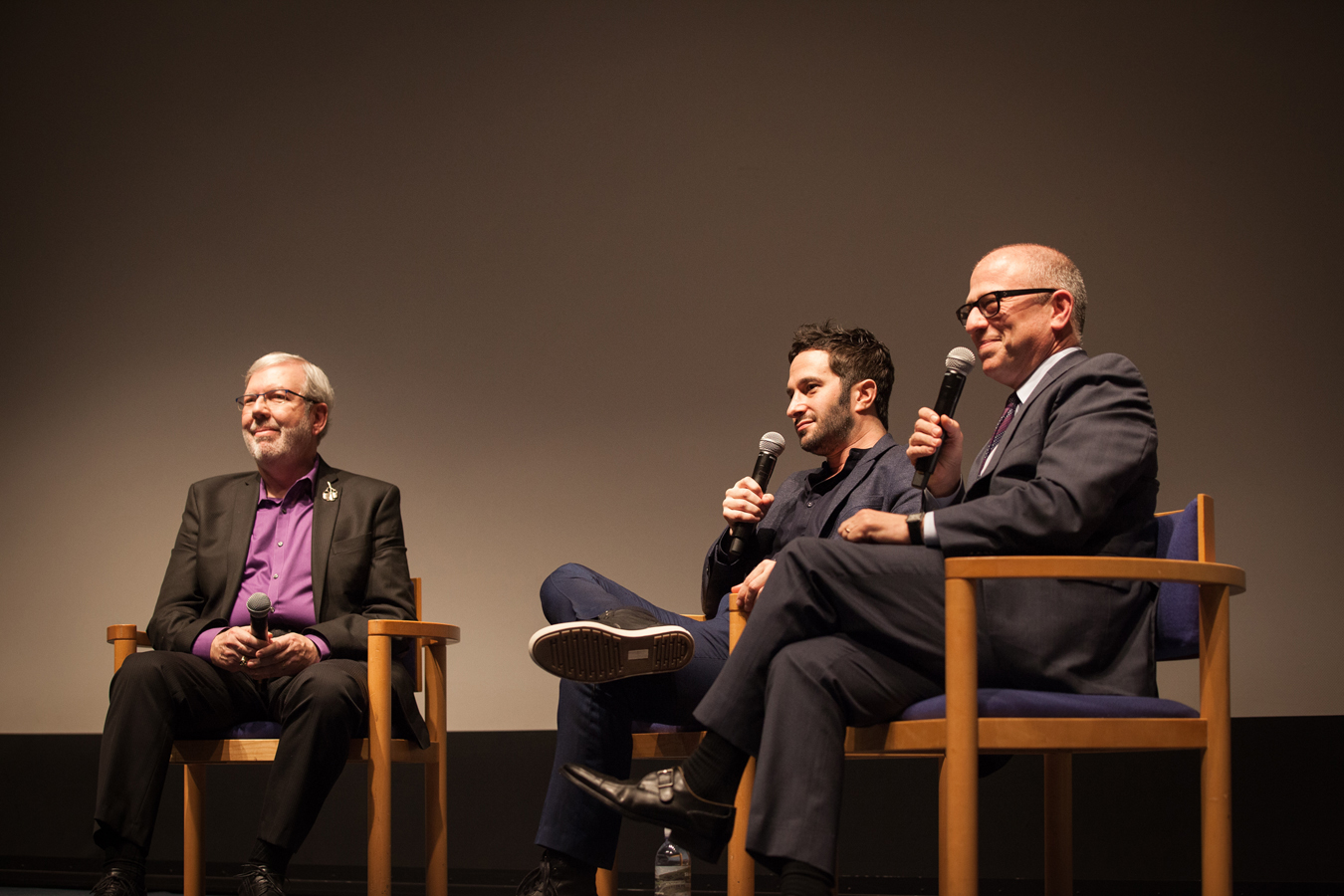 Leonard Maltin, Aaron Wolf & Rabbi Steve Leder