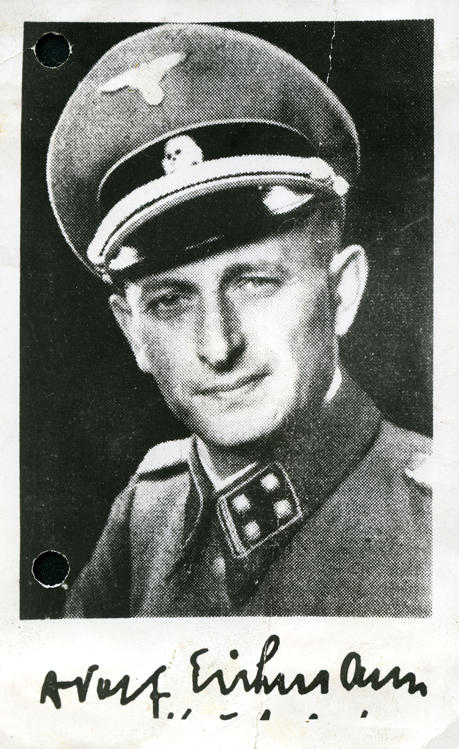 Adolf Eichmann in Nazi uniform, 1940s (Credit: Yad Vashem)