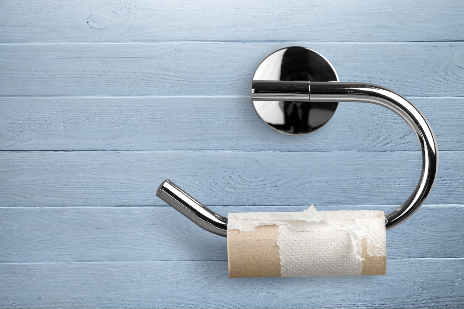 Here' an efficient way to use each roll of toilet paper