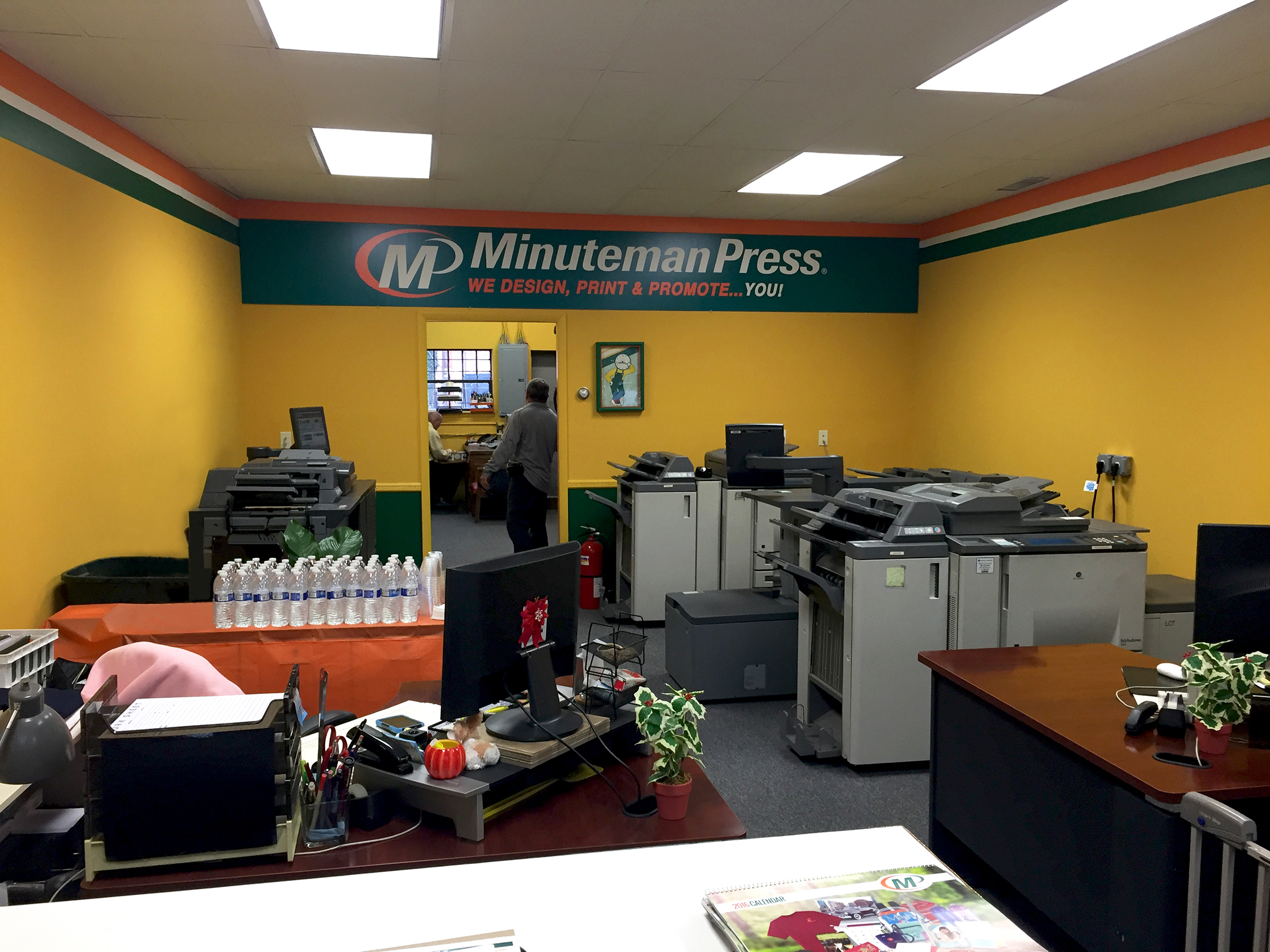 Minuteman Press franchise in Northvale, NJ - production area