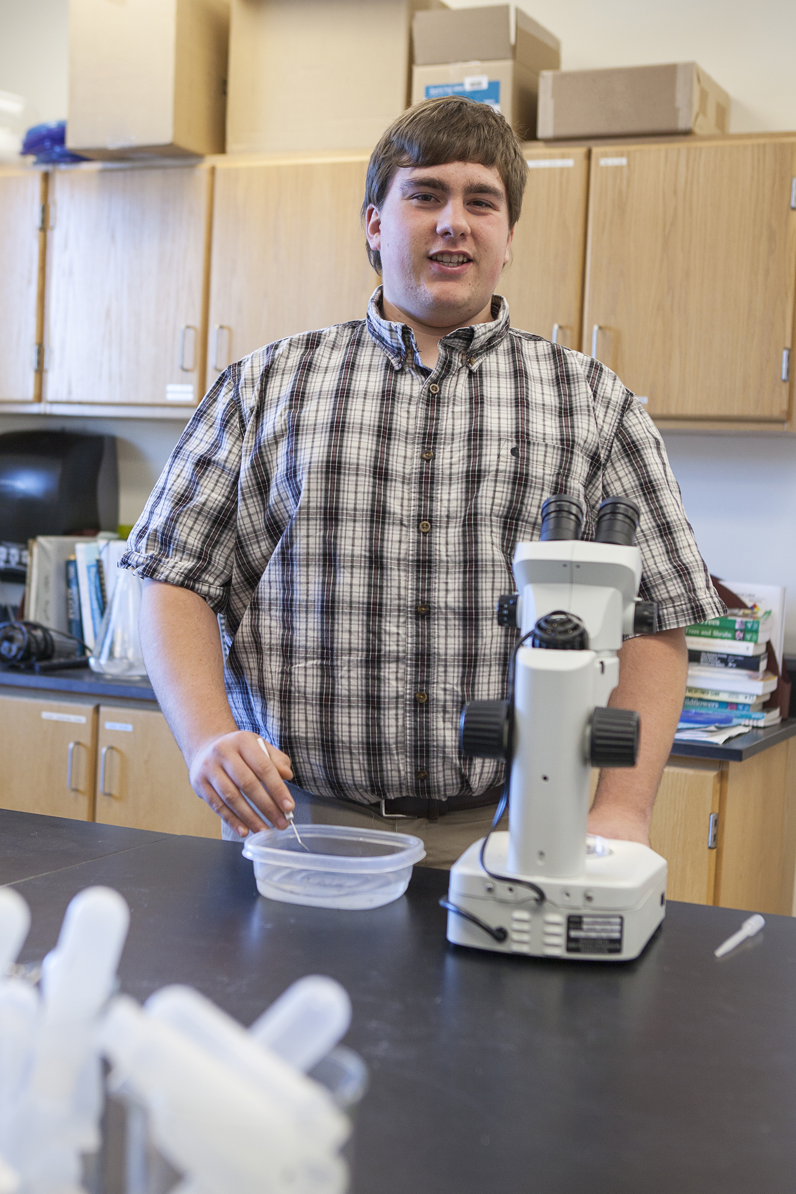 Buena Vista University student Derek Simonsen has received an undergraduate fellowship from the EPA to further his toxicology research on triclosan.