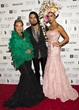Sue Wong with rockstar Dave Navarro and America's Next Top Model Katie Cleary at Sue Wong's FAIRIES & SIRENS Fashion Show Photo by Michael Bezjian