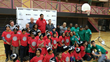 Youth at the Masaryk-Cowan Community Centre join Connor Sports, the NBPA and Sim Bhullar and Nik Stauskus