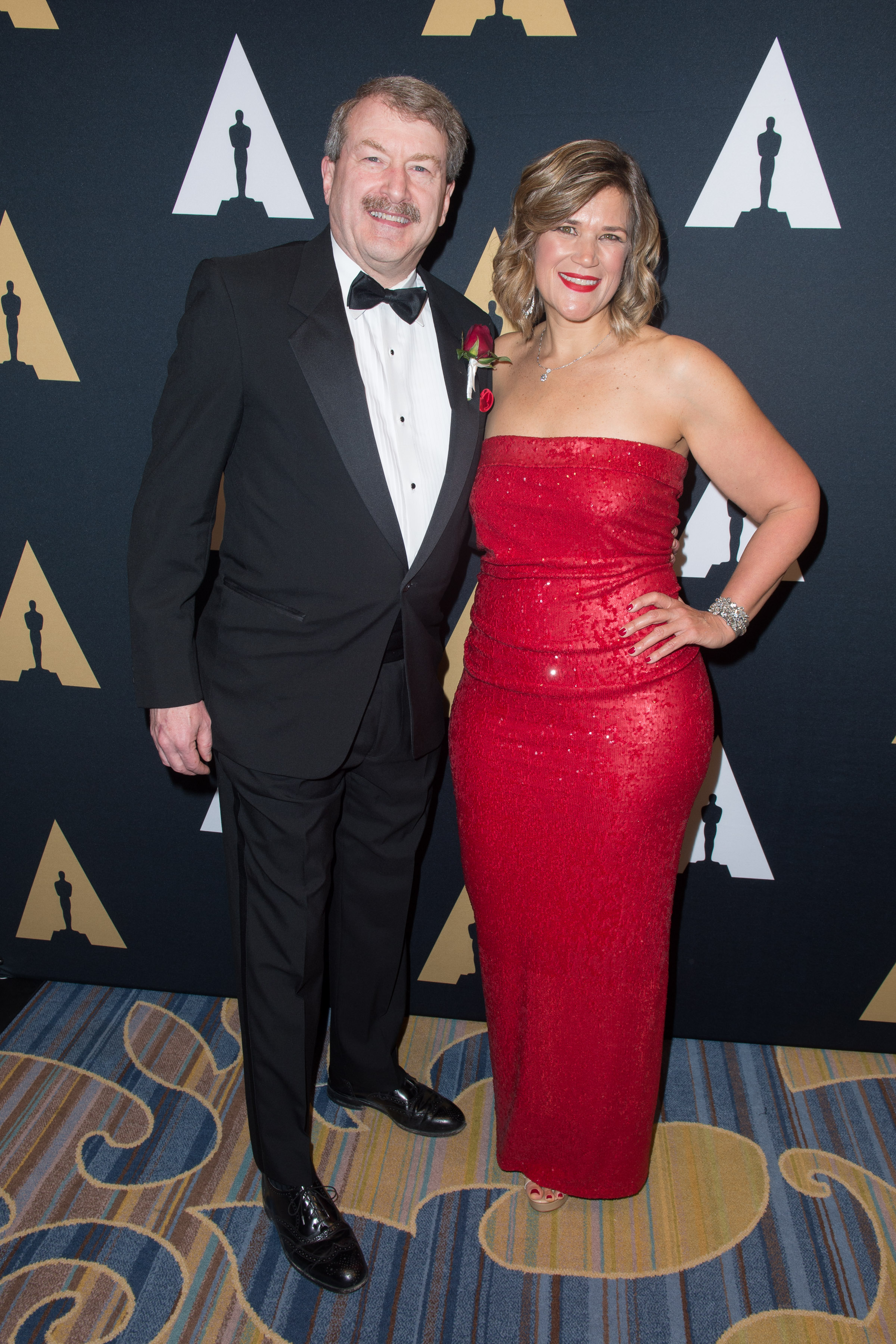 Robert Seidel and Barbara Lange prior to the Academy of Motion Picture Arts and Sciences' Scientific and Technical Achievement Awards Photo Credit: Matt Petit / ©A.M.P.A.S.