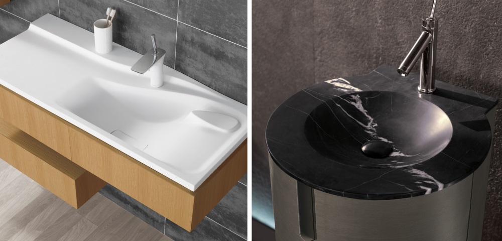 Signature Series by Ronbow (From left to right): VENTO Collection and WATERSPACE Collection.