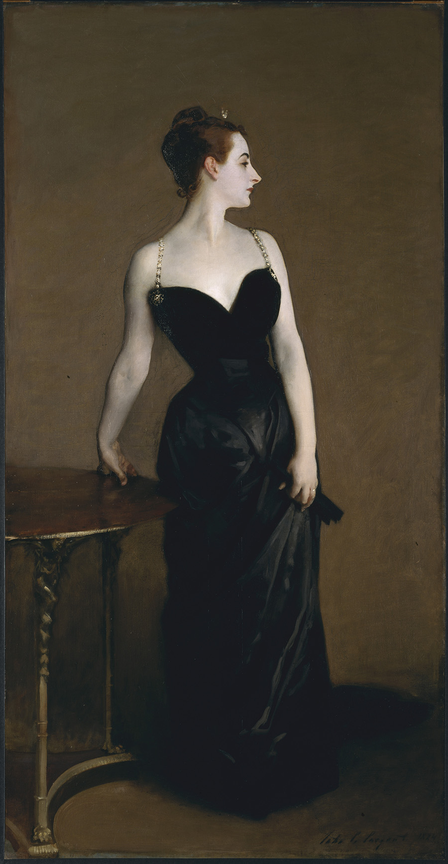 John Singer Sargent, Madame X (Madame Pierre Gautreau), 1883-1884. Oil on canvas. Image © The Metropolitan Museum of Art. Image source: Art Resource, NY.