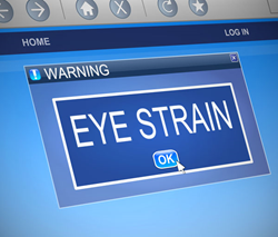 Eye strain and computer use