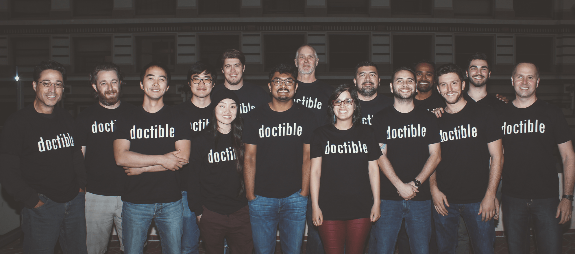 The Doctible team, including their brand-new Vice President of Sales Steve Weber.