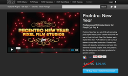 ProIntro New Year - Final Cut Pro X Effects - Apple FCPX