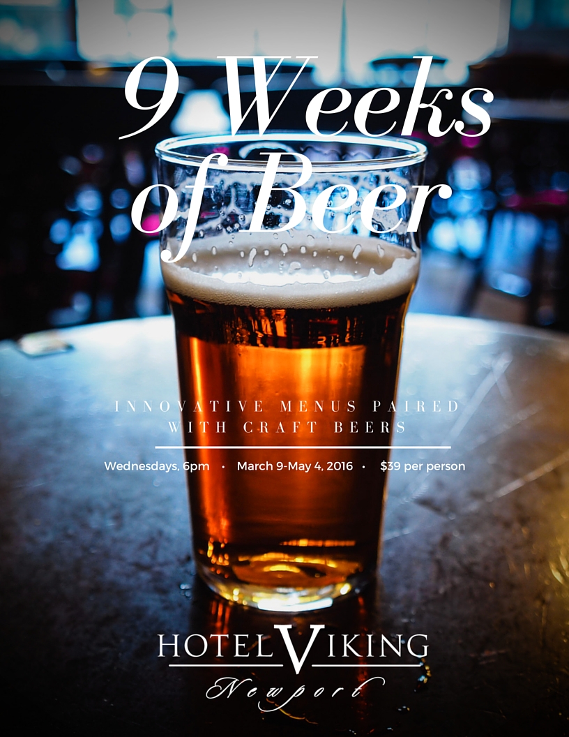 Craft Beer Dinner Pairing Series Hotel Viking 2016