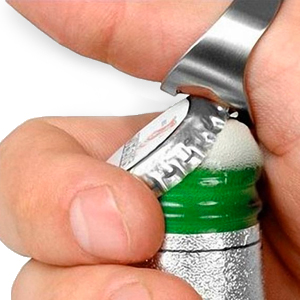 Ring Beer Bottle Opener from Stupid.com