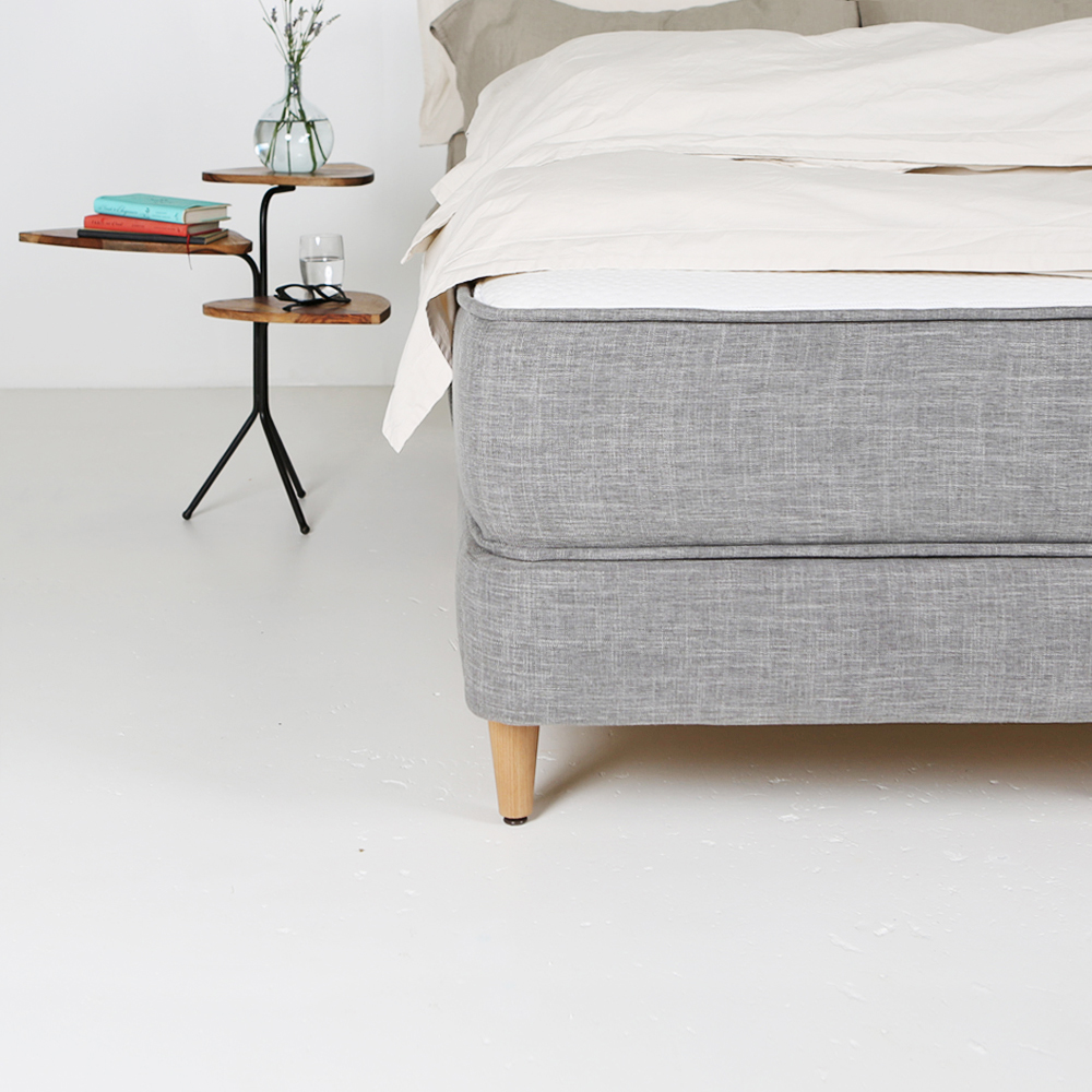 The stylish Sonno Foundation comes covered in a linen, cotton and polyester blend fabric.