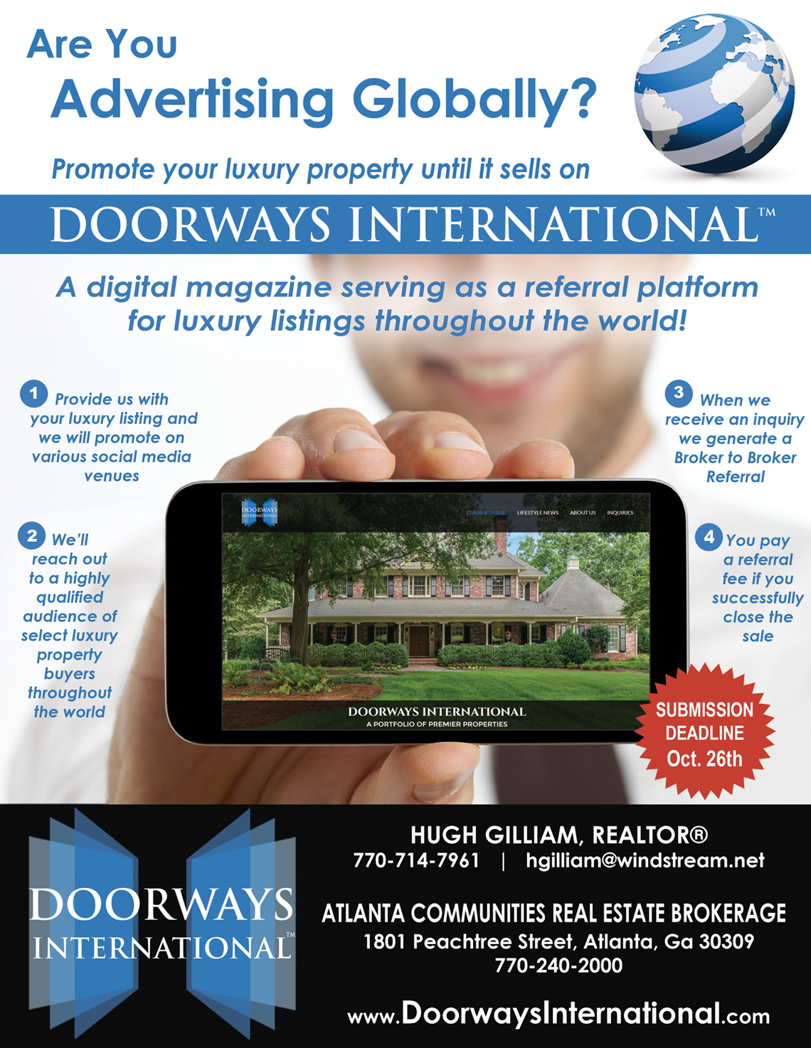 Doorways International - details for agents to have listings included