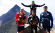 Team IronGuate on top of Acatenango Volcano