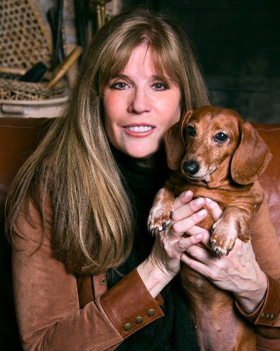 Jill Rappaport and her rescue dog Ruby.