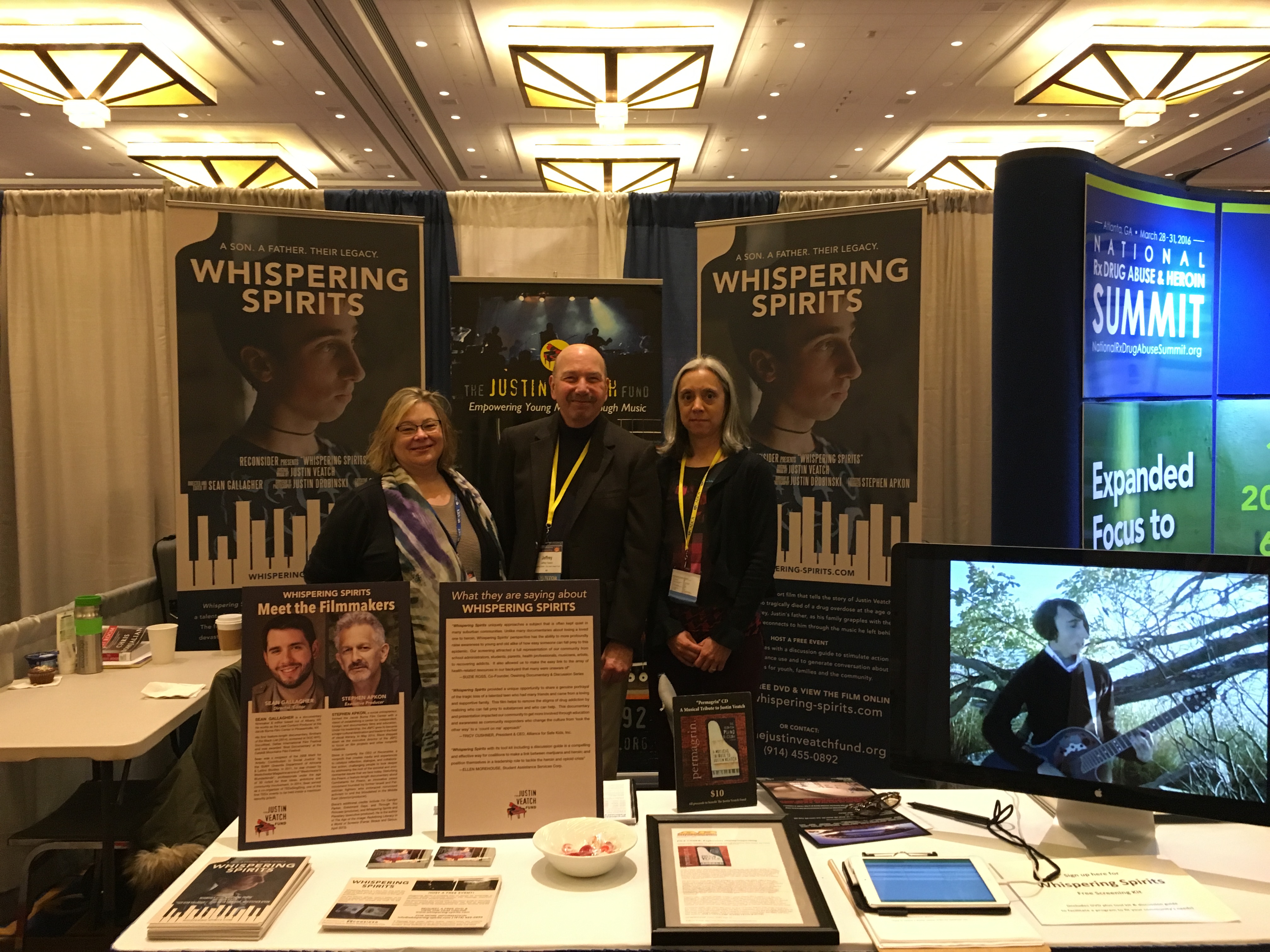 Whispering Spirits booth at CADCA Leadership Conference
