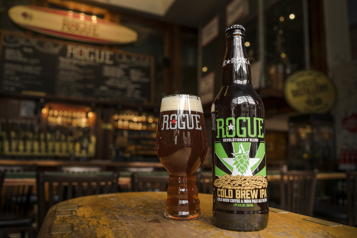 Cold Brew IPA arrives in April. Find it on draft and in 22 oz bottles.