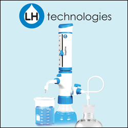 LH Technologies Sapphire Bottle Top Dispenser with  Patented Dual-Inlet Technology