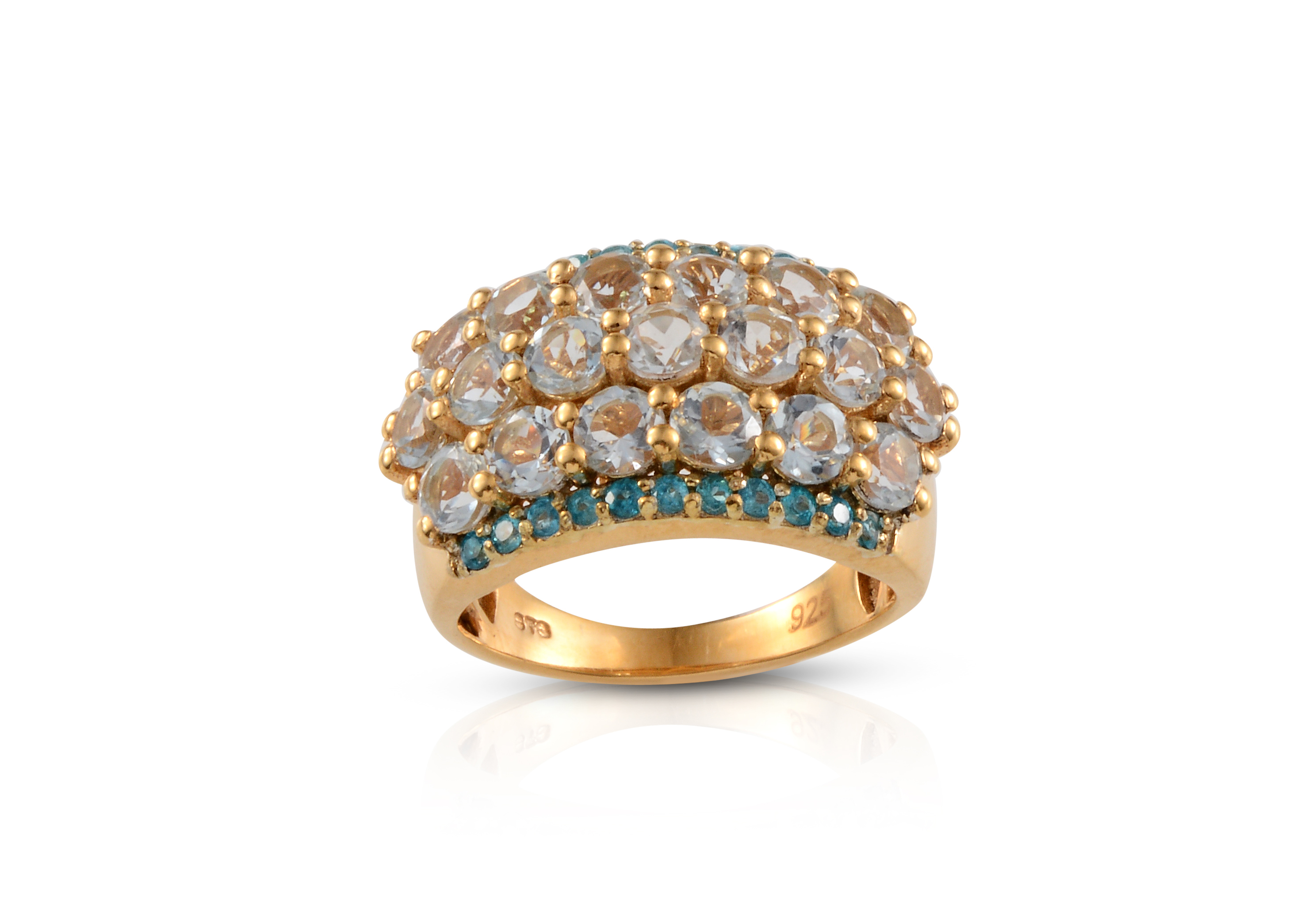 Aquamarine Gold Ring