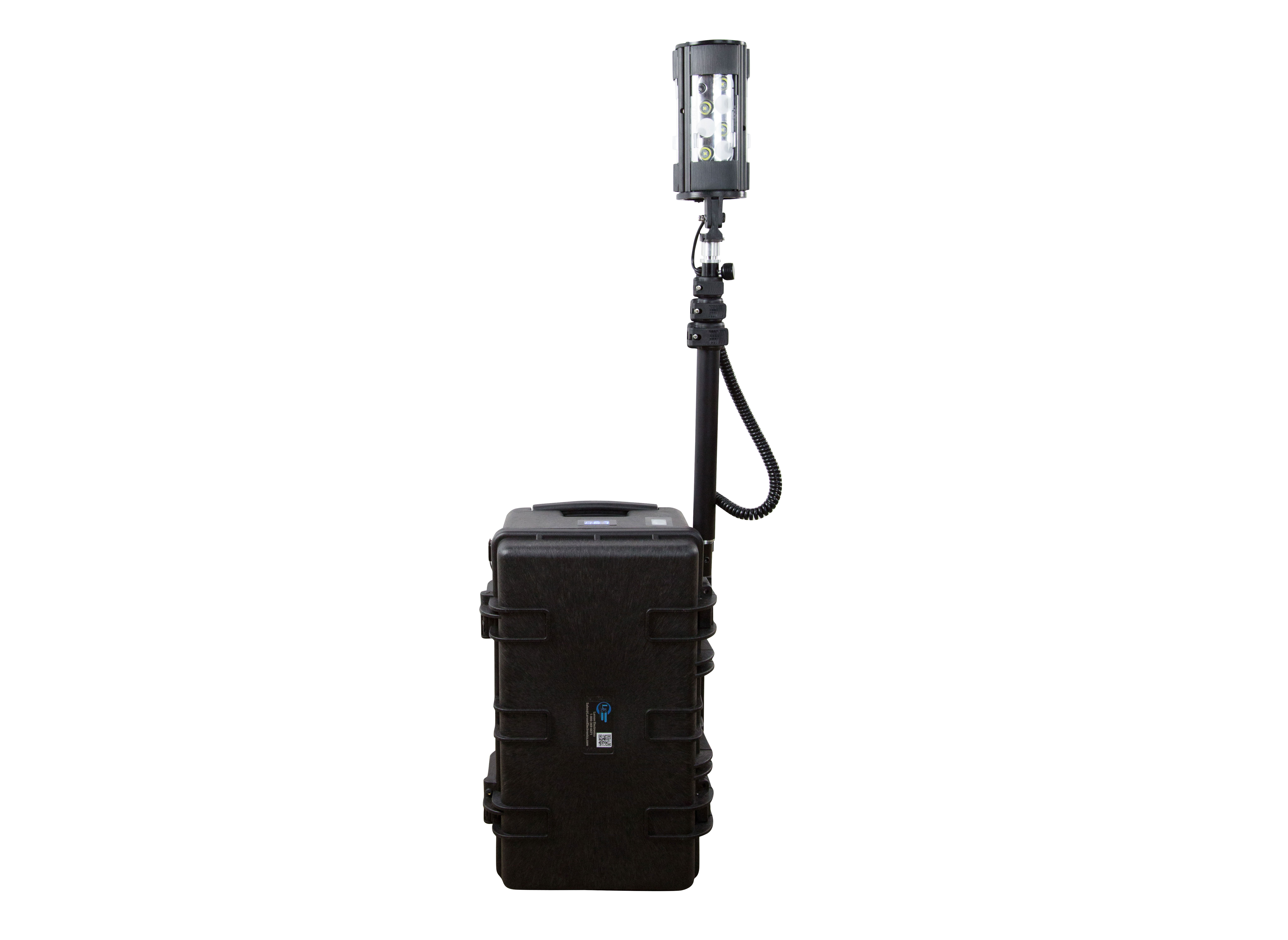 Portable LED Work Light Powered by a Lithium-Ion Battery Pack