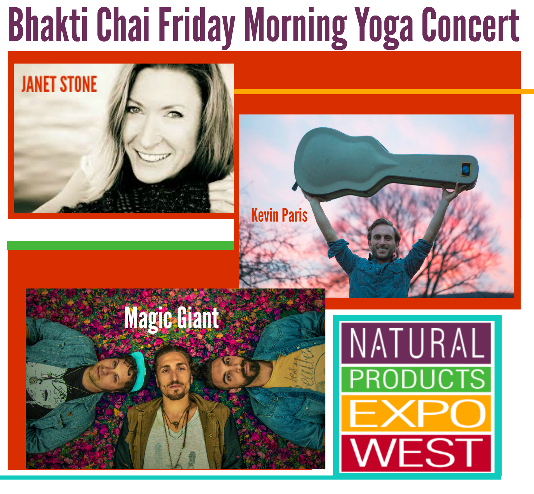 Bhakti Hosts Friday Morning Yoga Concert @ Expo West