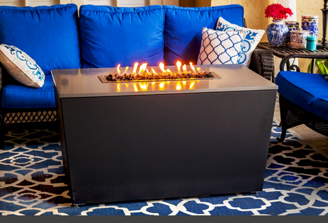 "Malibu" fire pit table