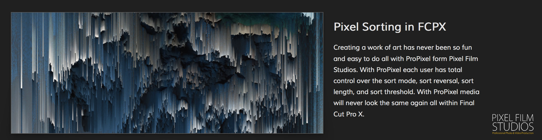 ProPixel - FCPX Plugins - Pixel Film Studios
