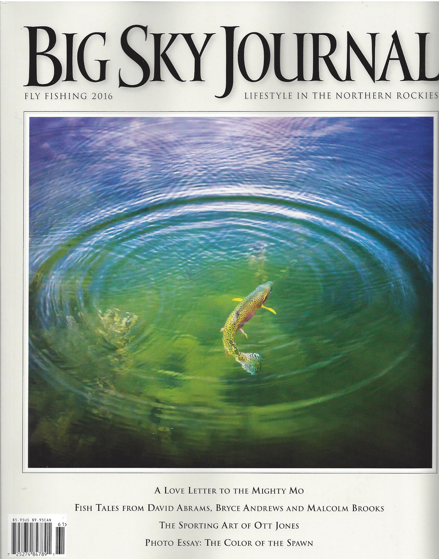 Darla Worden’s piece, “Hemingway’s Wyoming: A Cockeyed Wonderful Country,” can be found in the 2016 Fly Fishing issue of Big Sky Journal.