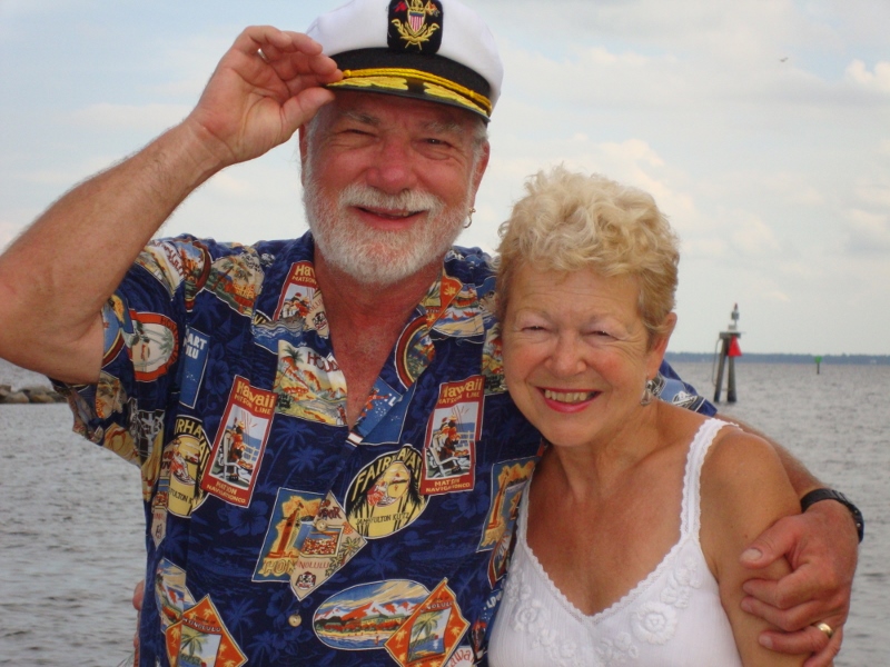 Captain Bryce & First Mate Helen, married 34 years
