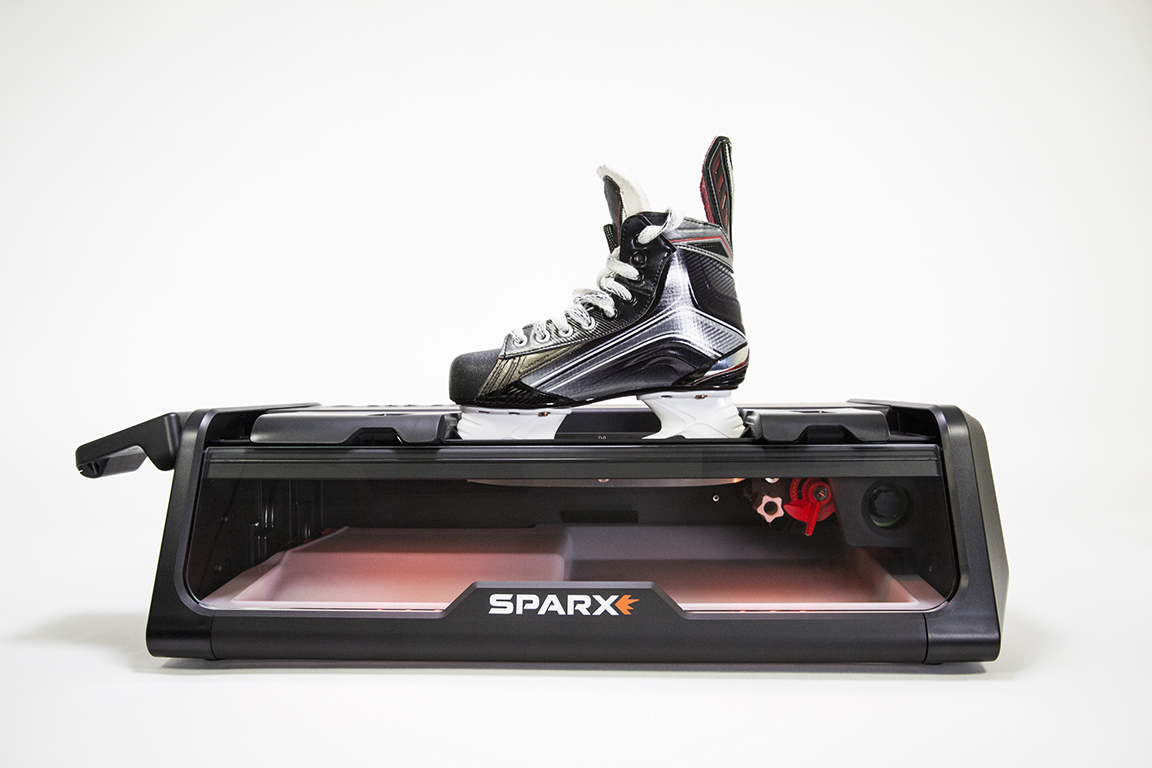 Sparx Skate Sharpener, Professional Skate Sharpening