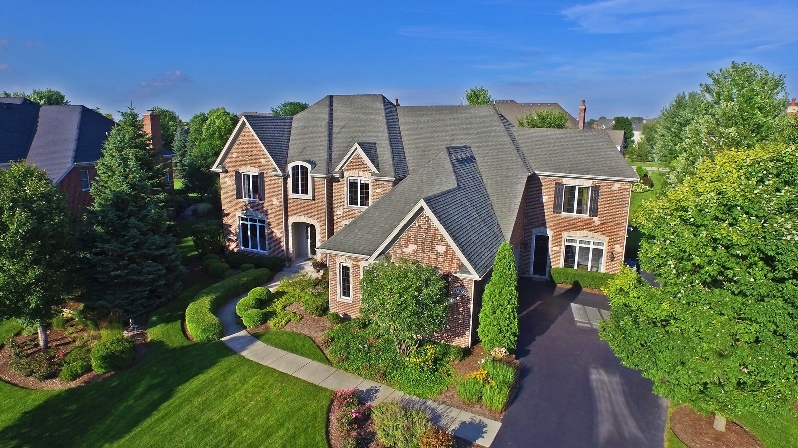 VHT Studios' Aerial Drone Photography and Video capture stunning views of homes, closeup and in the distrance.