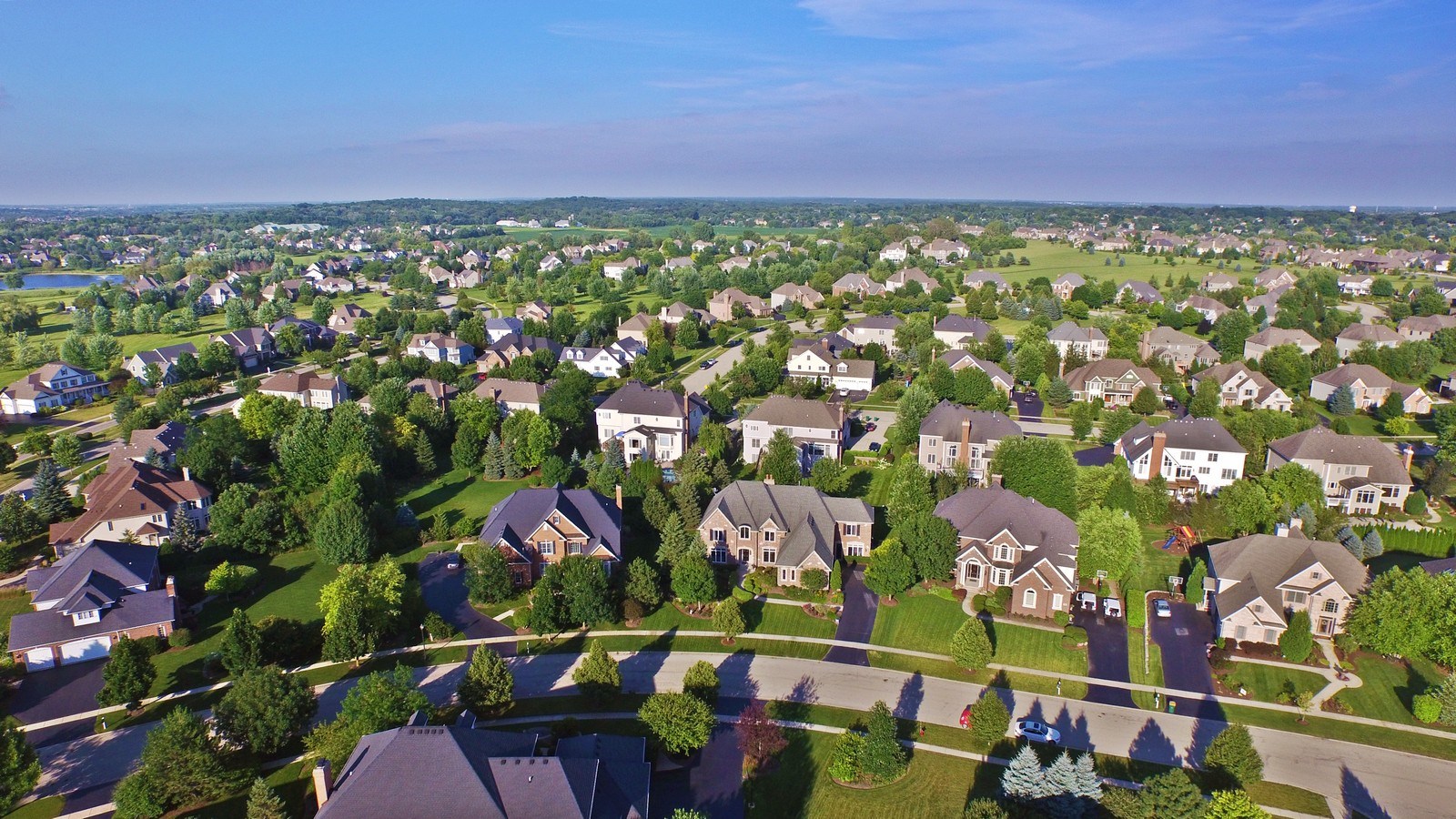 VHT Studios' aerial drone photography and video provide potential buyers with stunning rooftop views of homes and communities.
