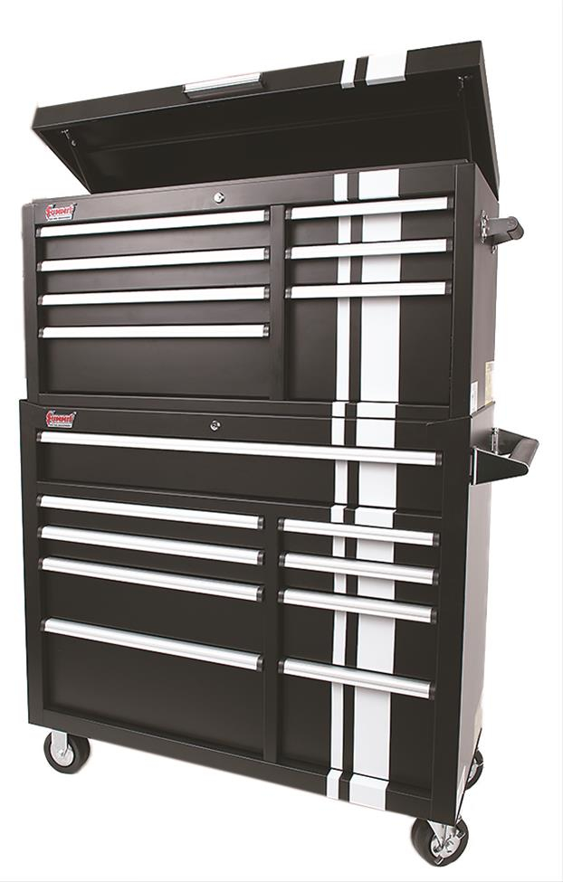 Summit Racing 16-Drawer Professional Tool Chest and Cabinet Combo