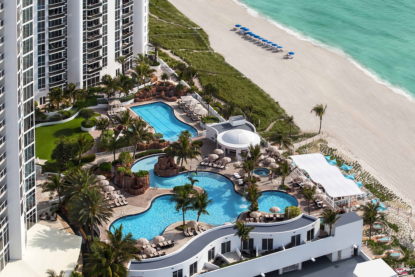 Trump Miami features tranquil pool and ocean views from private balconies