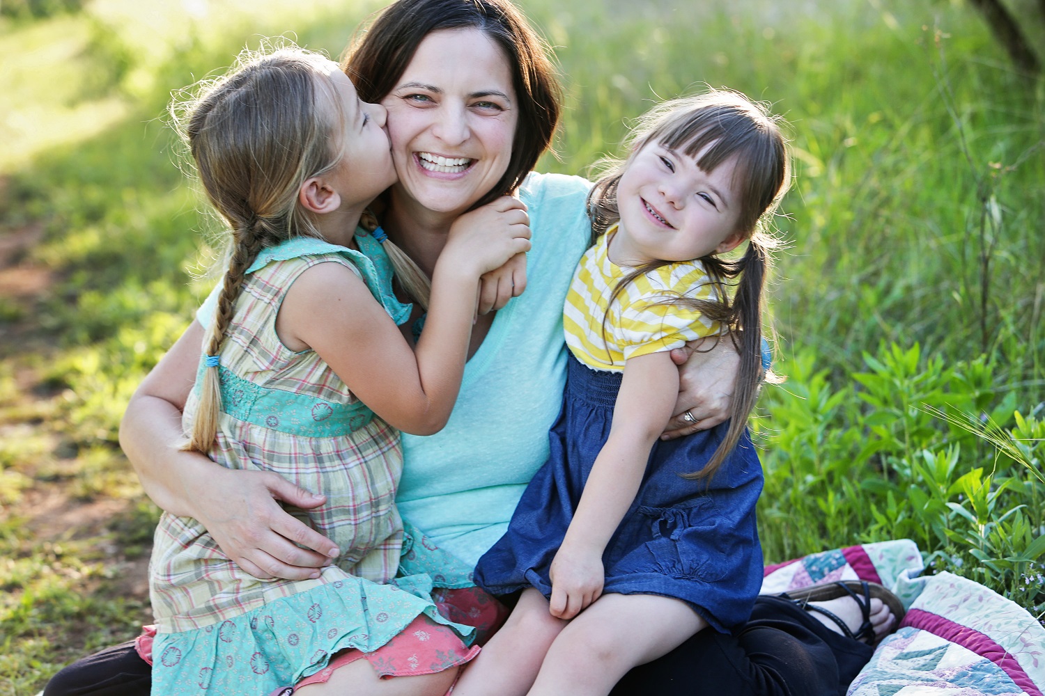 Ruby with her mommy and sister, Ella Mae