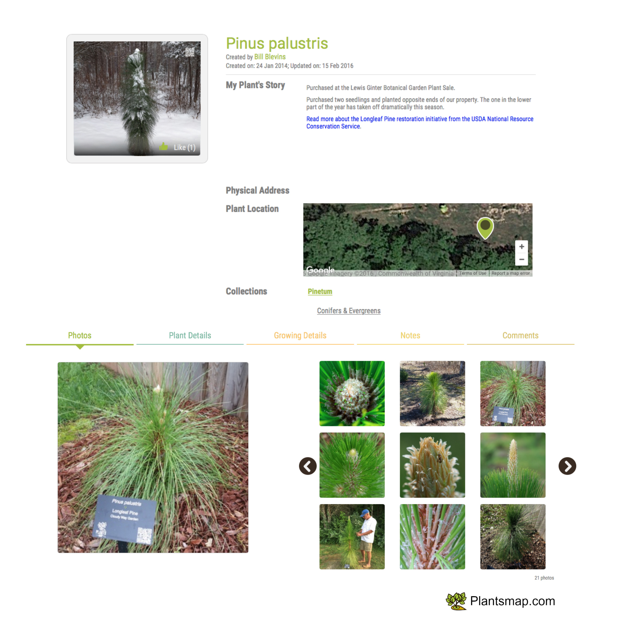 PlantsMap.com makes it easy to manage your plants and order garden labels.