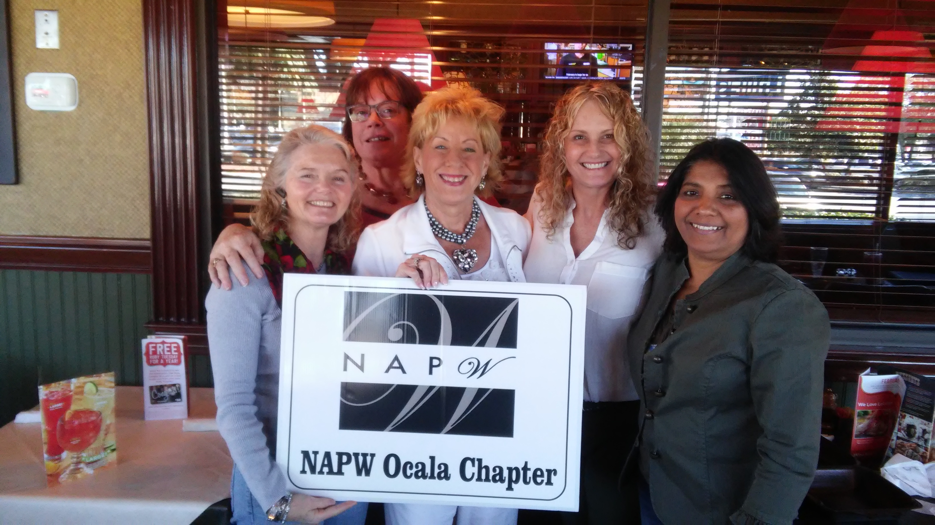 A group shot of some of the NAPW Ocala Local Chapter members.