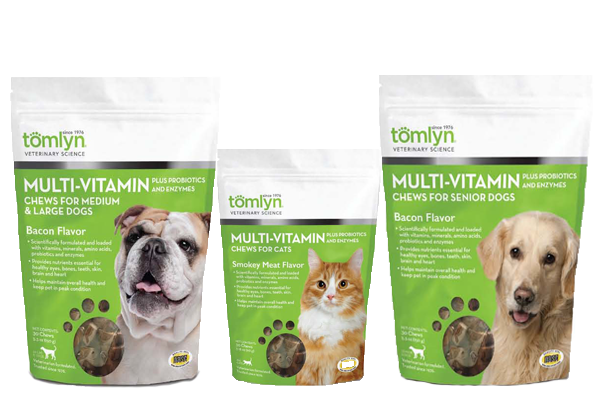 Tomlyn® Multi-Vitamin Plus Probiotics & Enzymes www.Tomlyn.com