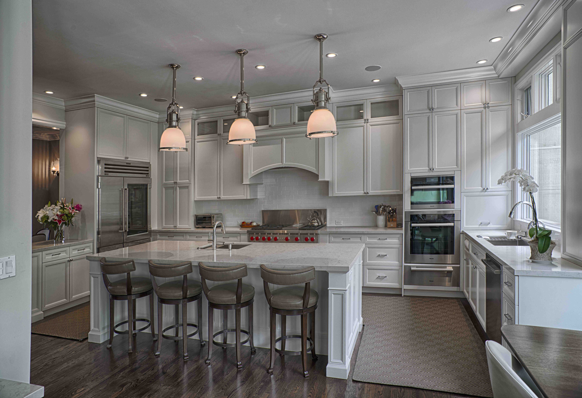 his residential kitchen design and installation by Rivendell Woodworks, Inc. was a first place winner in the PureBond® Quality Awards competition in 2015.