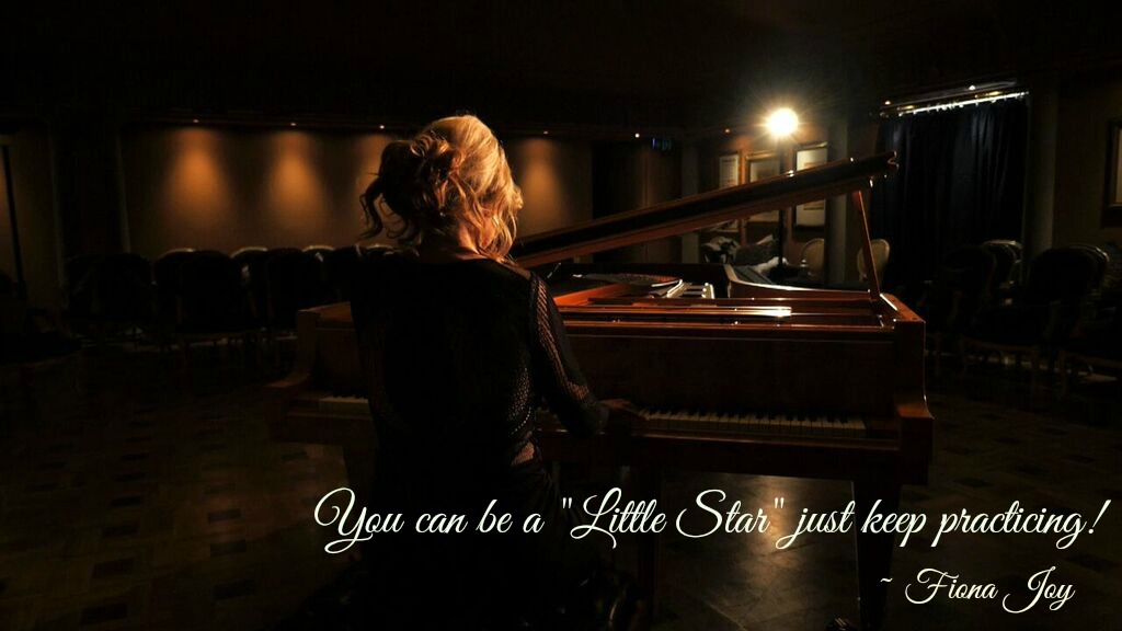 "Little Star" encourages to keep practicing!