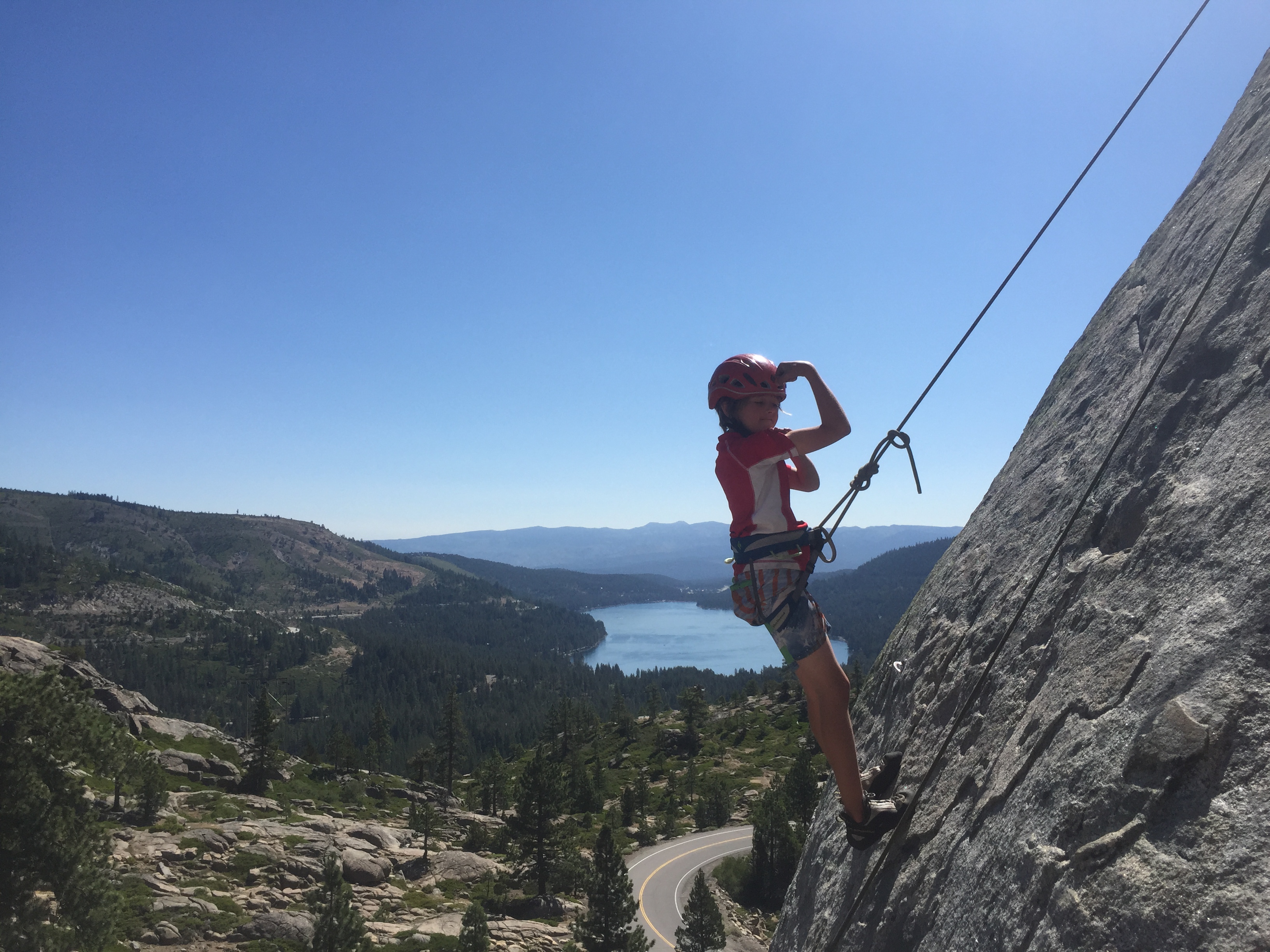 Rock Climbing Camp is one of TEA's Tahoe Summer Camps
