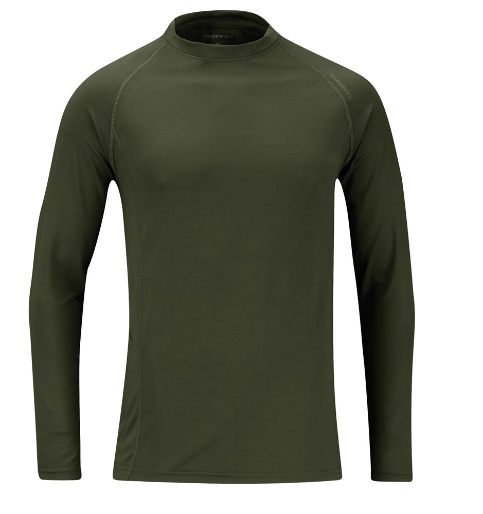 These base layers fit “next-to-skin”, so wearers won’t have to size-up their tactical pant/shirt.
