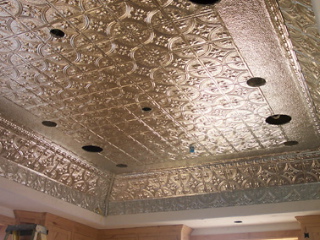 Tin ceilings can change a regular house into the most beautiful home.