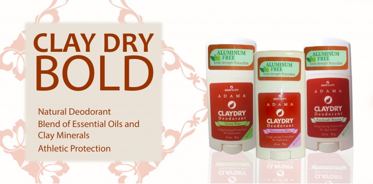 ClayDry BOLD Natural Deodorant Athletic Protection