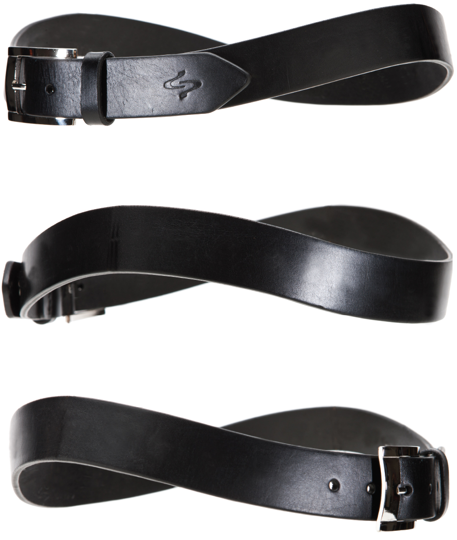 Embrazio's Patented Curved Leather Belt Design