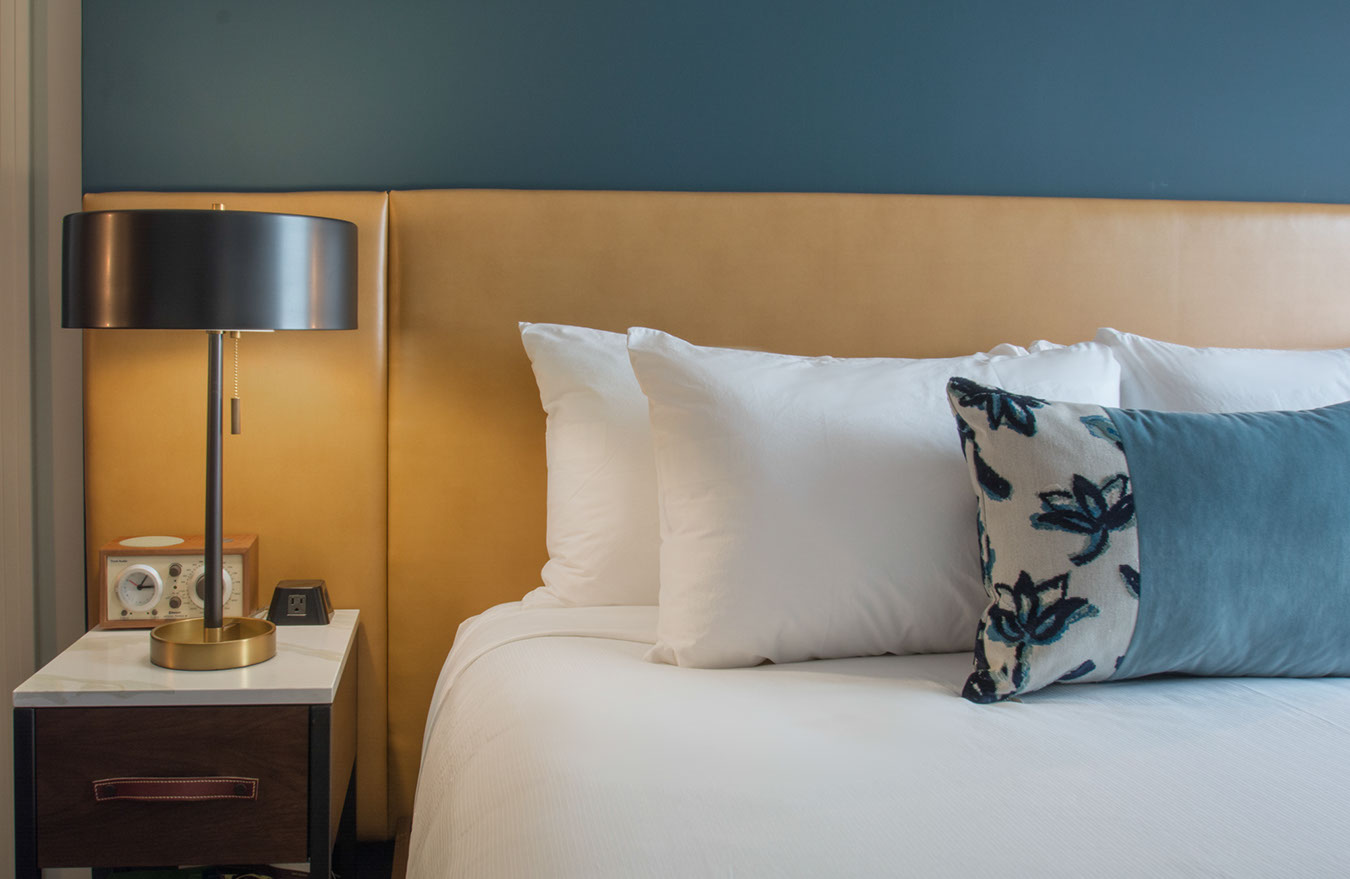 Guest room at Seattle's Hotel Theodore - opening fall 2016.