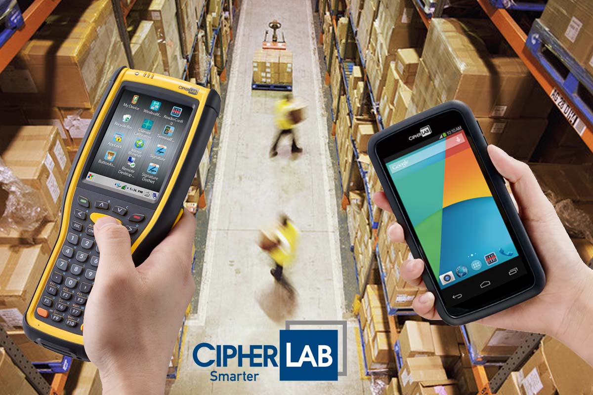 CipherLab replaces your RF Guns in warehouse.